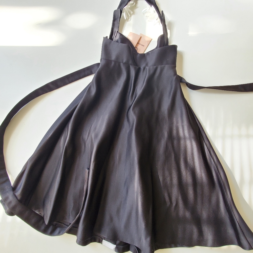 *SOLD* Miu Miu Spring 2017 Black Dress XS - Picture 7 of 8